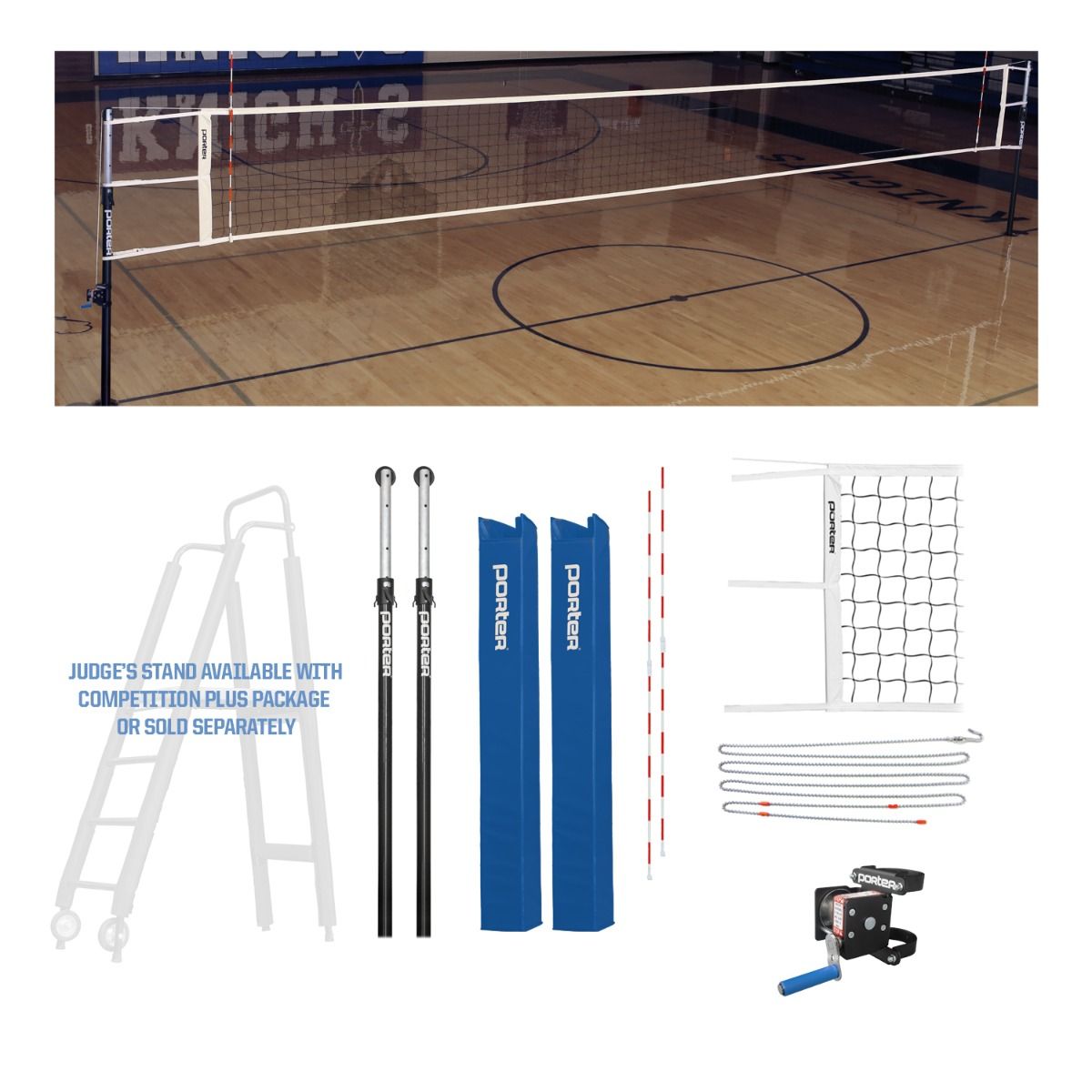 Porter Powr Hybrid VB Competition Package; 3"; Pads