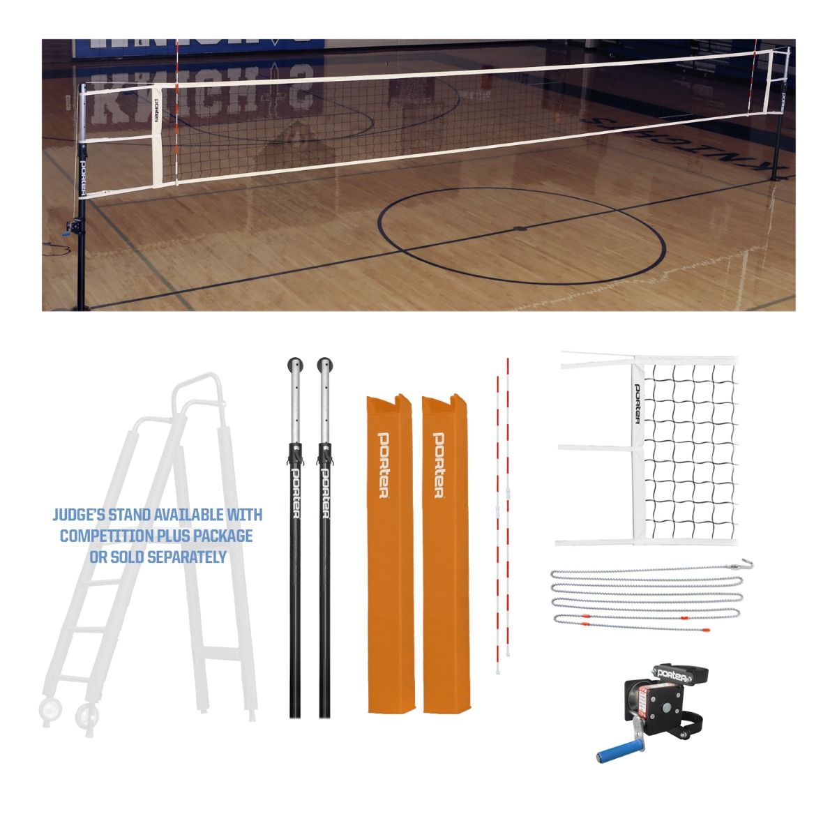 Porter Powr Hybrid VB Competition Package; 3"; Pads