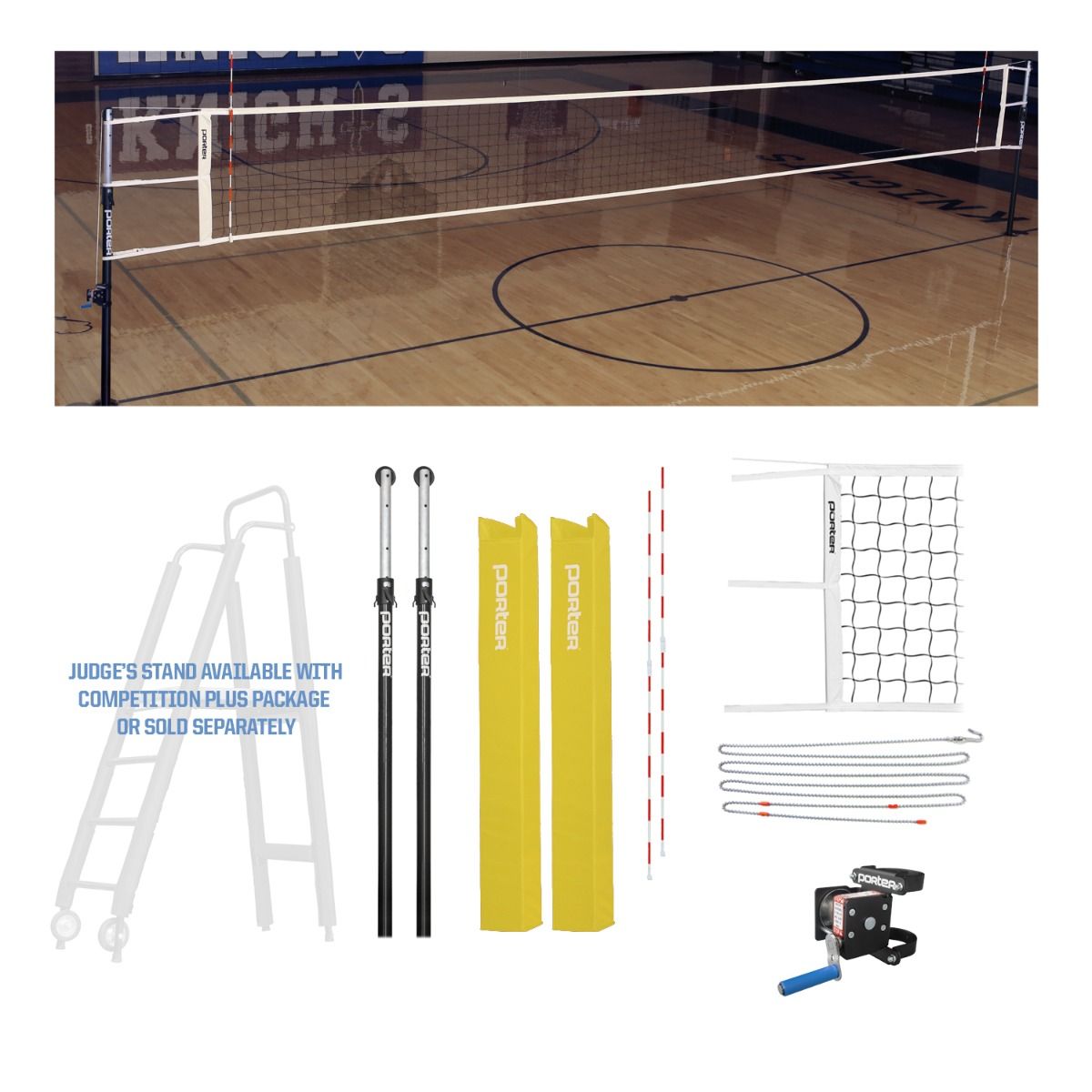 Porter Powr Hybrid VB Competition Package; 3"; Pads
