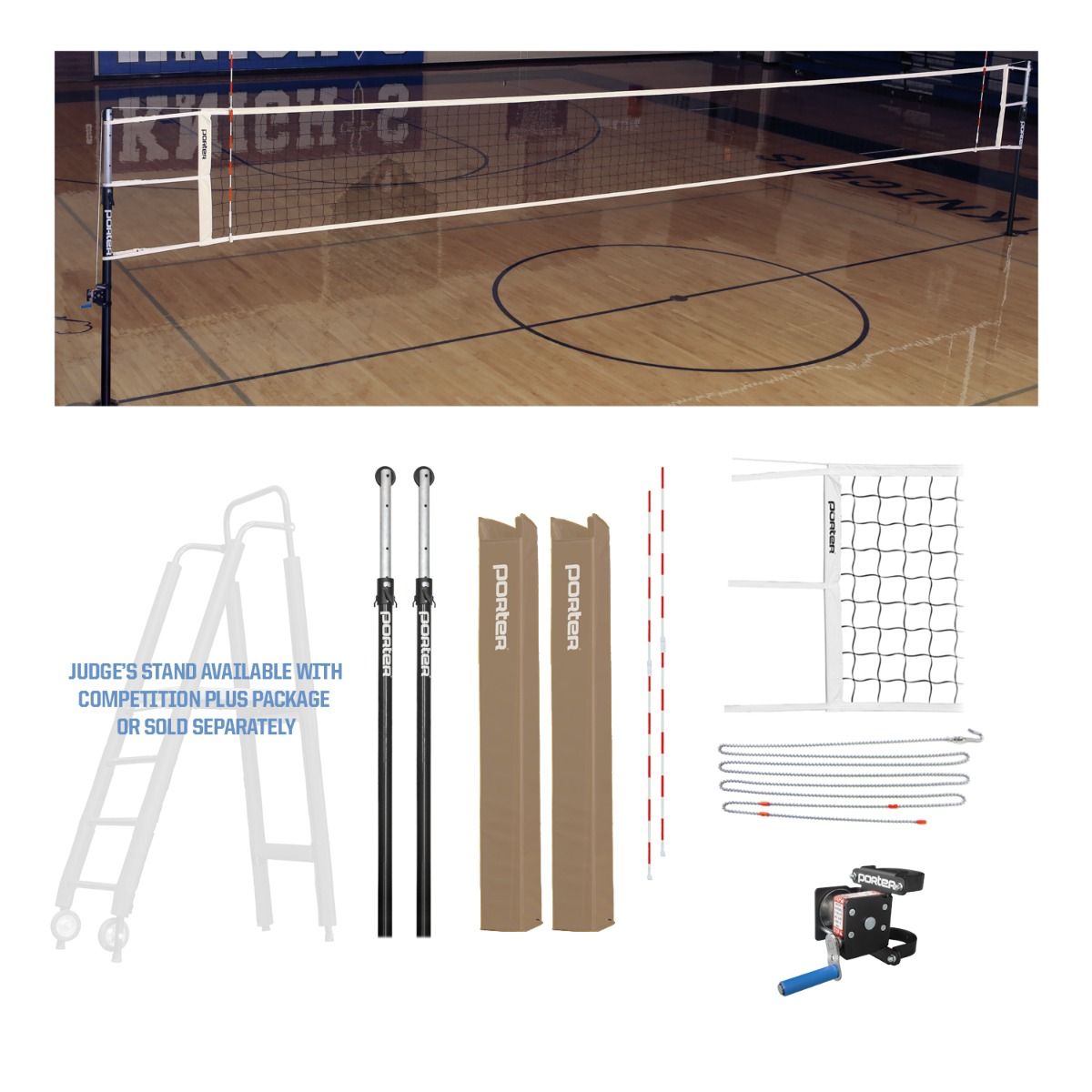 Porter Powr Hybrid VB Competition Package; 3"; Pads