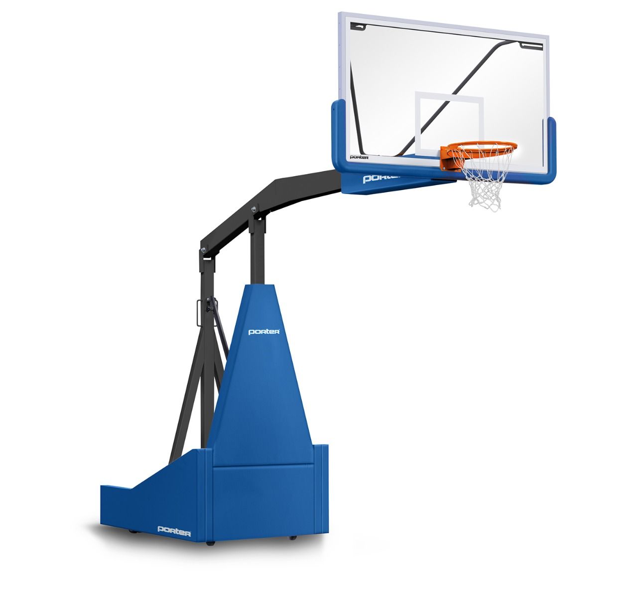 Porter 1135 Portable BB Backstop; Man; 8' Ext; Pads; Frame