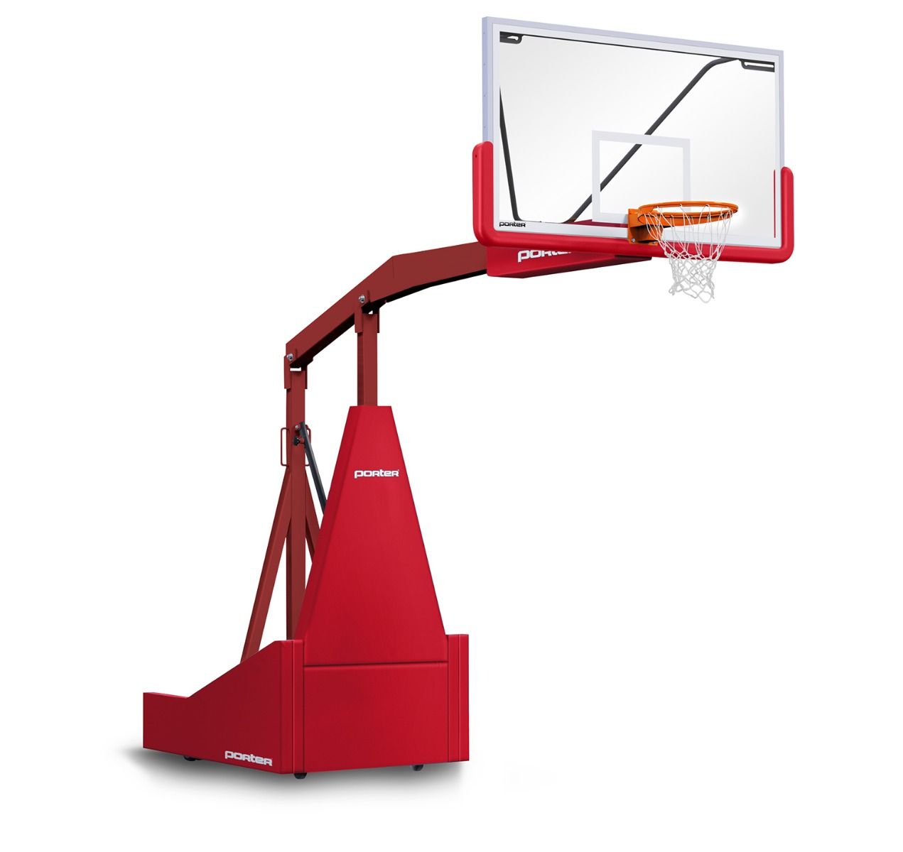 Porter 1135 Portable BB Backstop; Man; 8' Ext; Pads; Frame