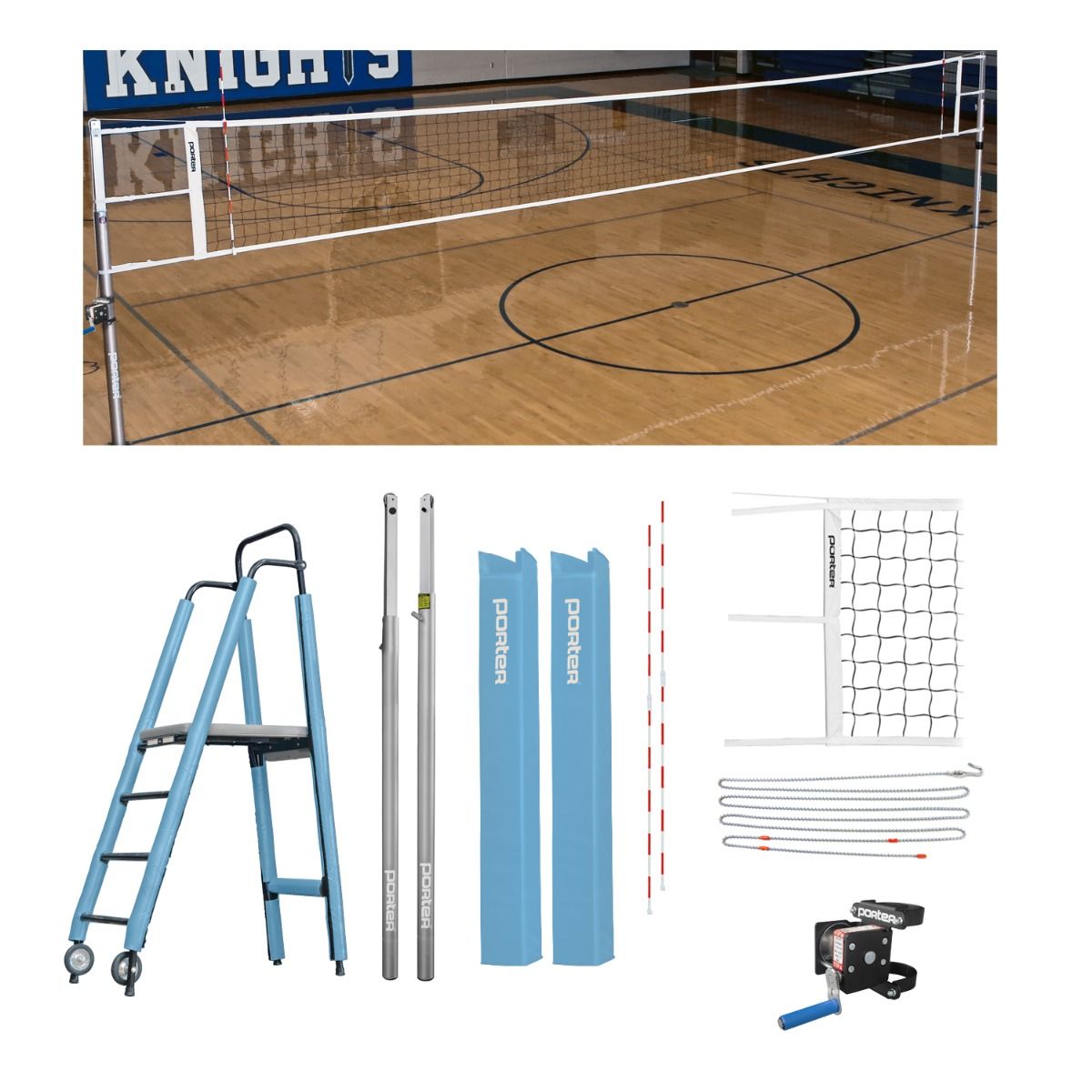 Porter Powr Line VB Competition Plus Package; 3"; Pads