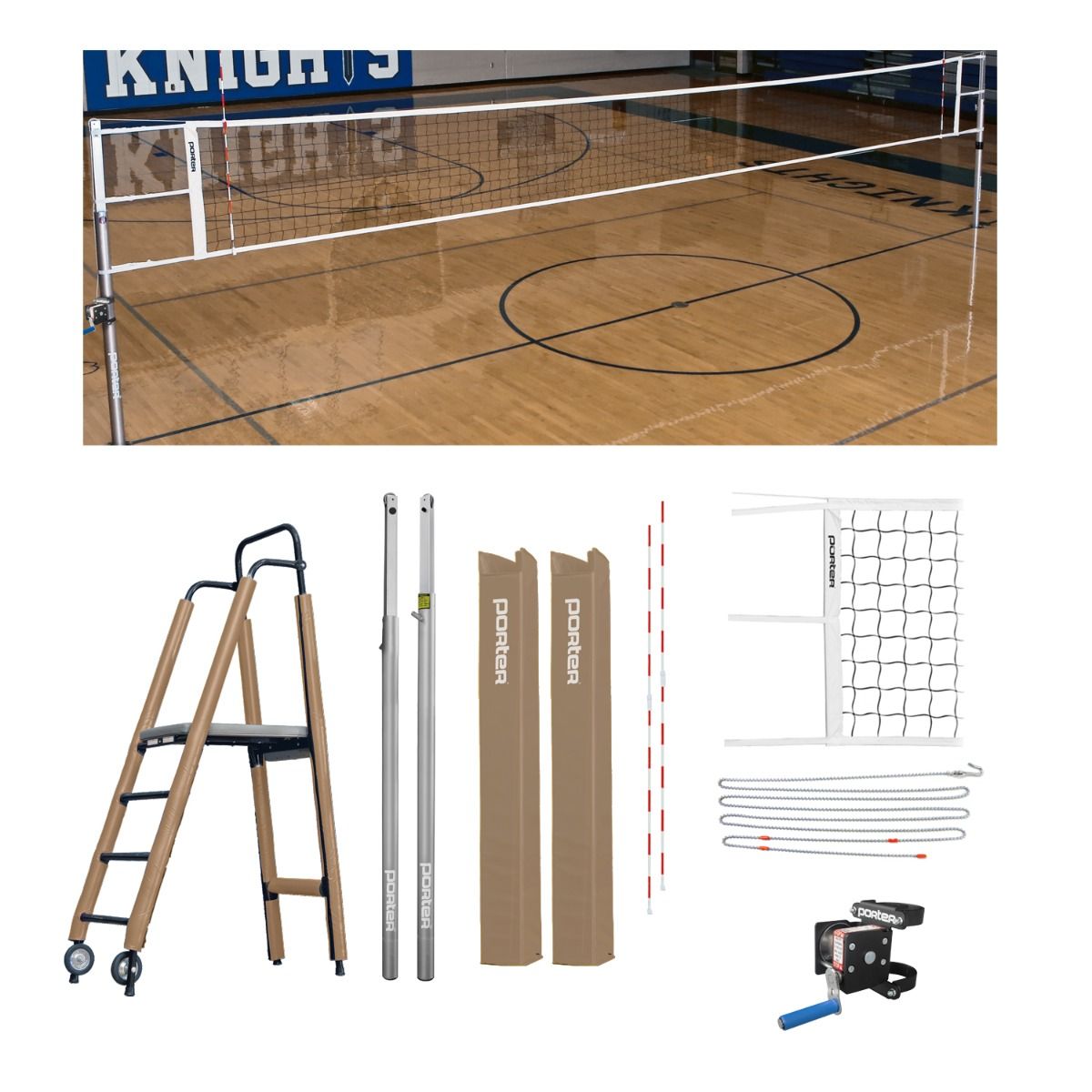Porter Powr Line VB Competition Plus Package; 3"; Pads