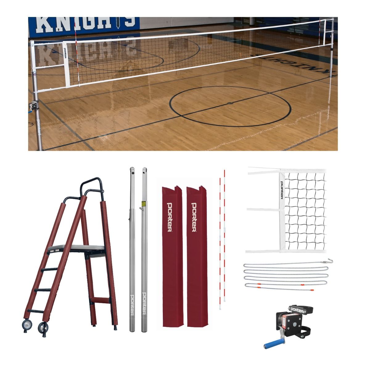 Porter Powr Line VB Competition Plus Package; 3"; Pads
