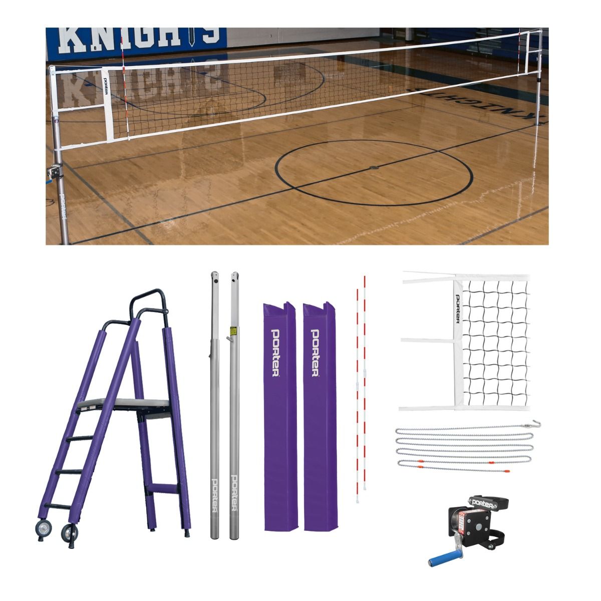 Porter Powr Line VB Competition Plus Package; 3"; Pads