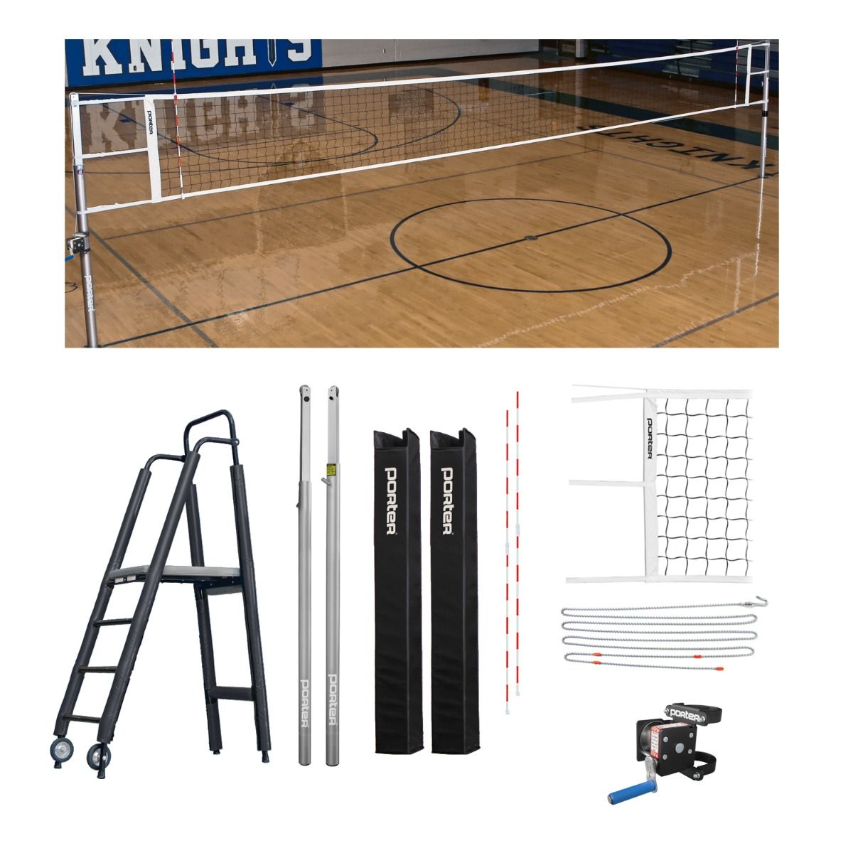 Porter Powr Line VB Competition Plus Package; 3"; Pads