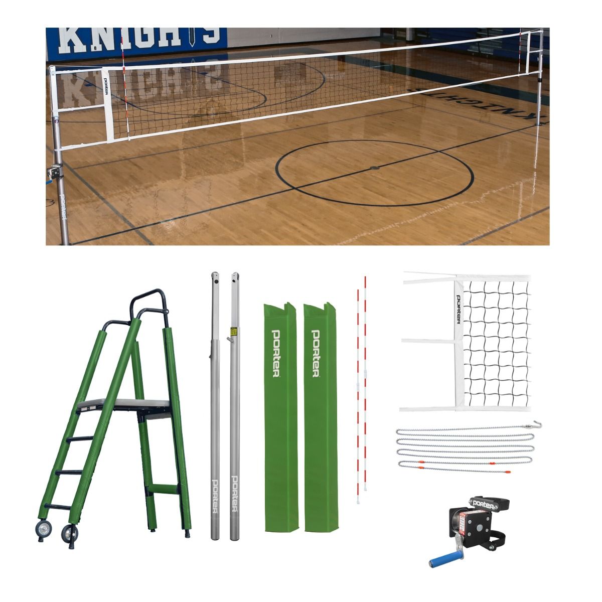 Porter Powr Line VB Competition Plus Package; 3"; Pads