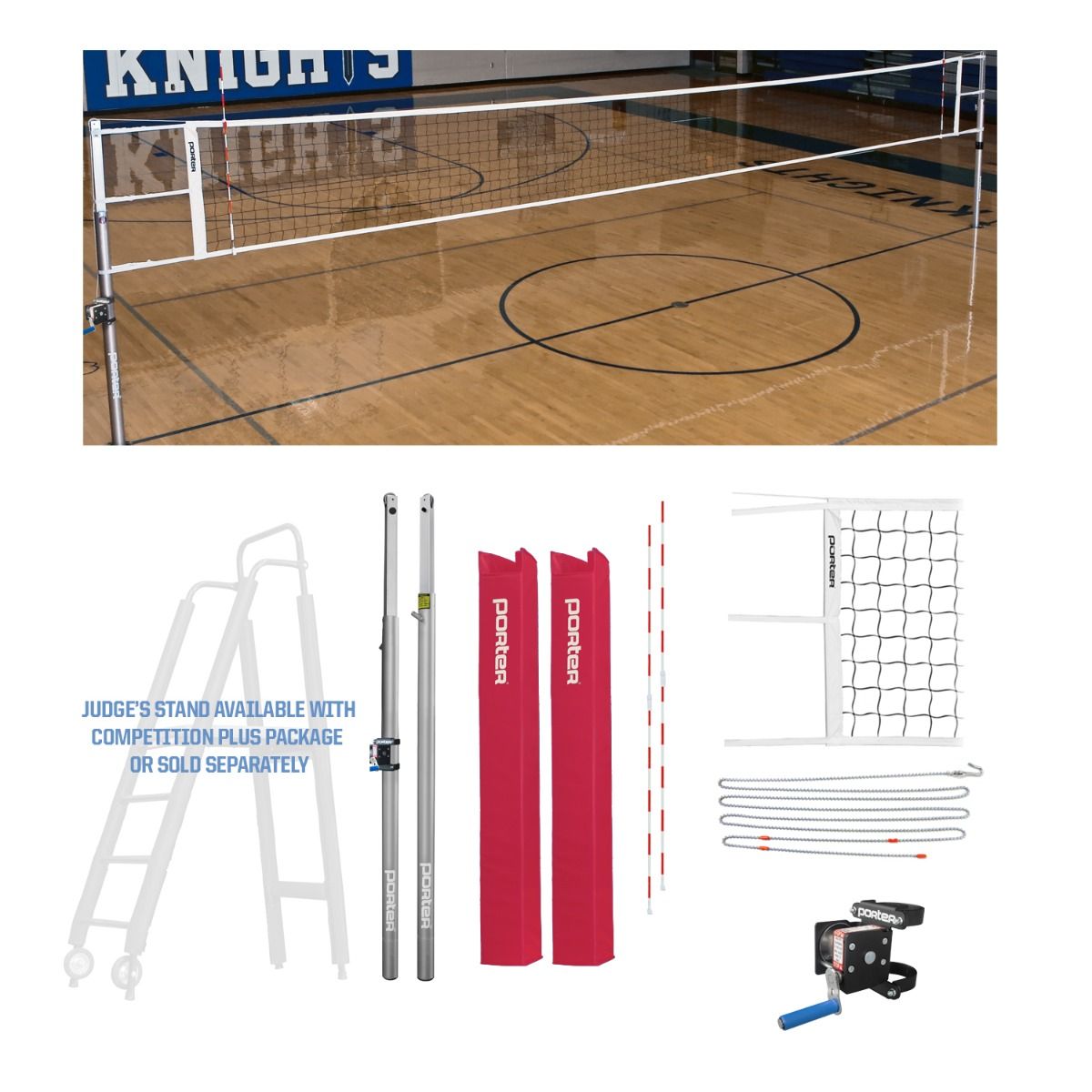 Porter Powr Line VB Competition Package; 3"; Pads
