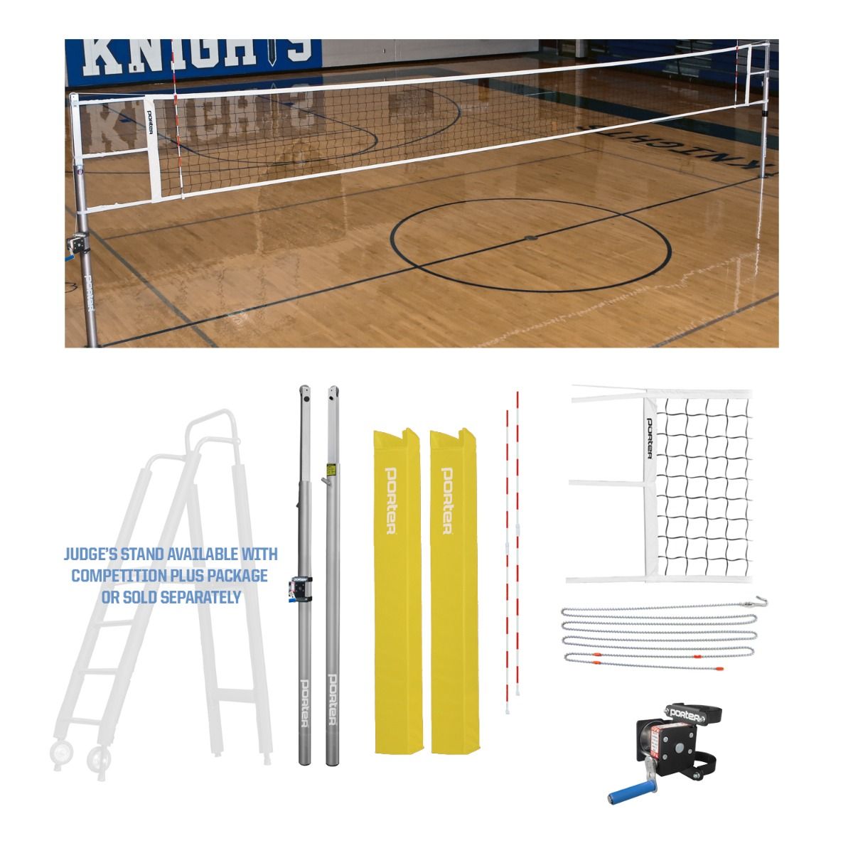 Porter Powr Line VB Competition Package; 3"; Pads