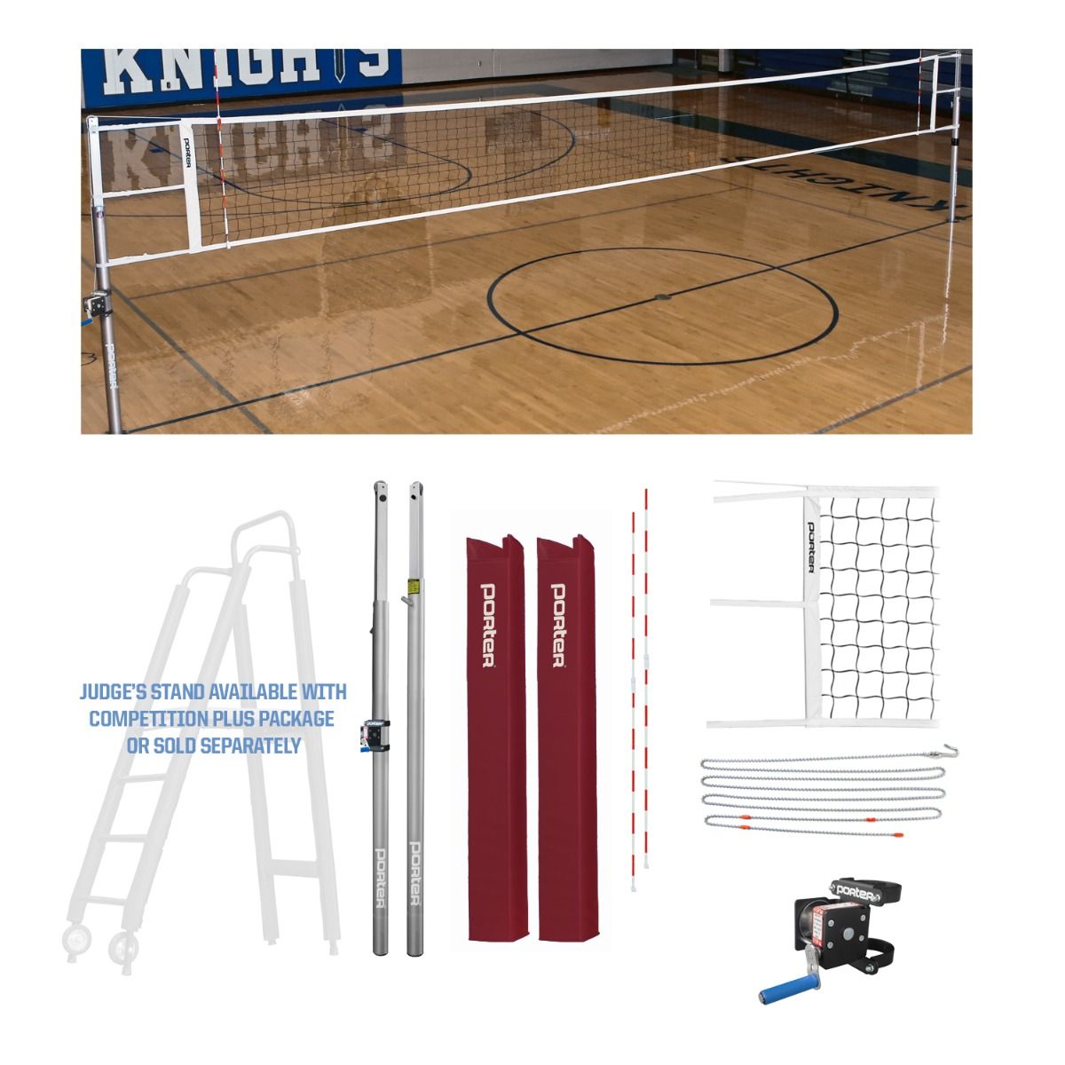 Porter Powr Line VB Competition Package; 3"; Pads