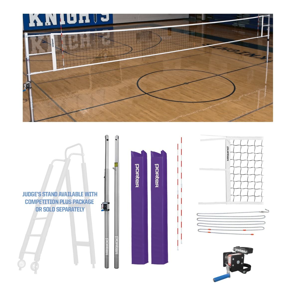 Porter Powr Line VB Competition Package; 3"; Pads
