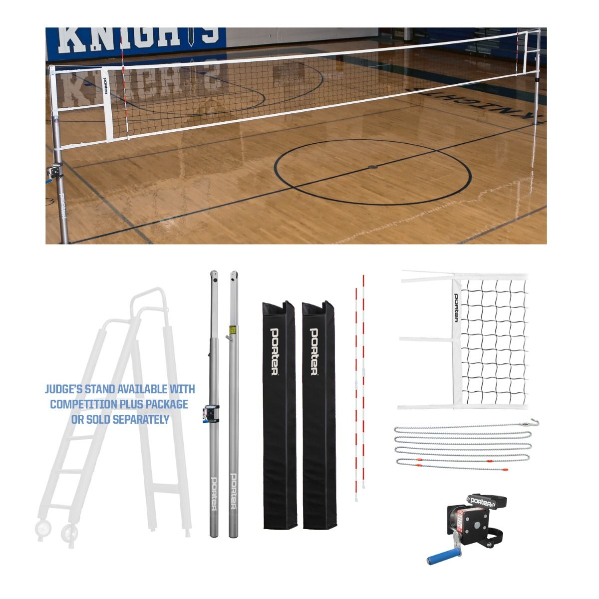 Porter Powr Line VB Competition Package; 3"; Pads