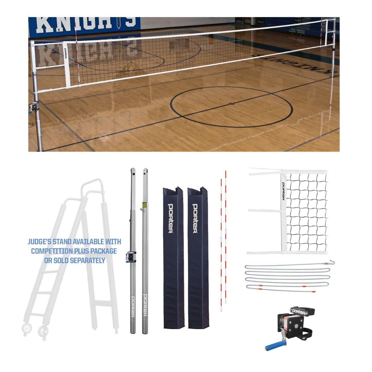 Porter Powr Line VB Competition Package; 3"; Pads