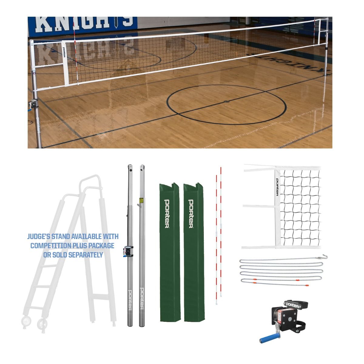 Porter Powr Line VB Competition Package; 3"; Pads