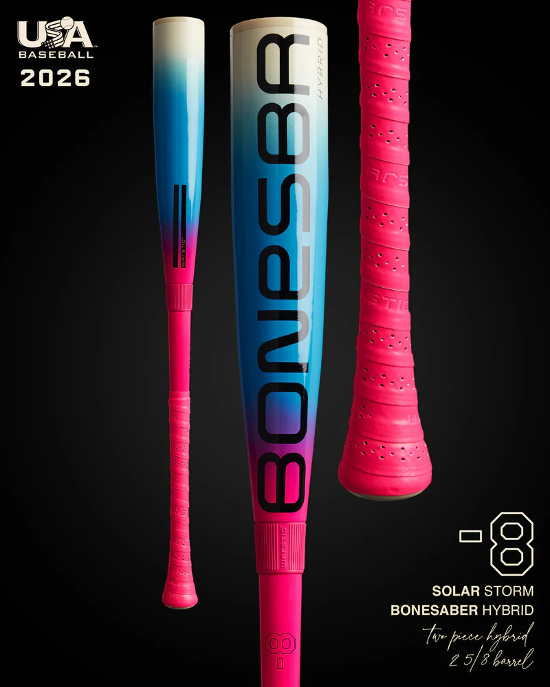 Warstic 2026 Bonesaber Hybrid Solar Storm USA Baseball Bat -8