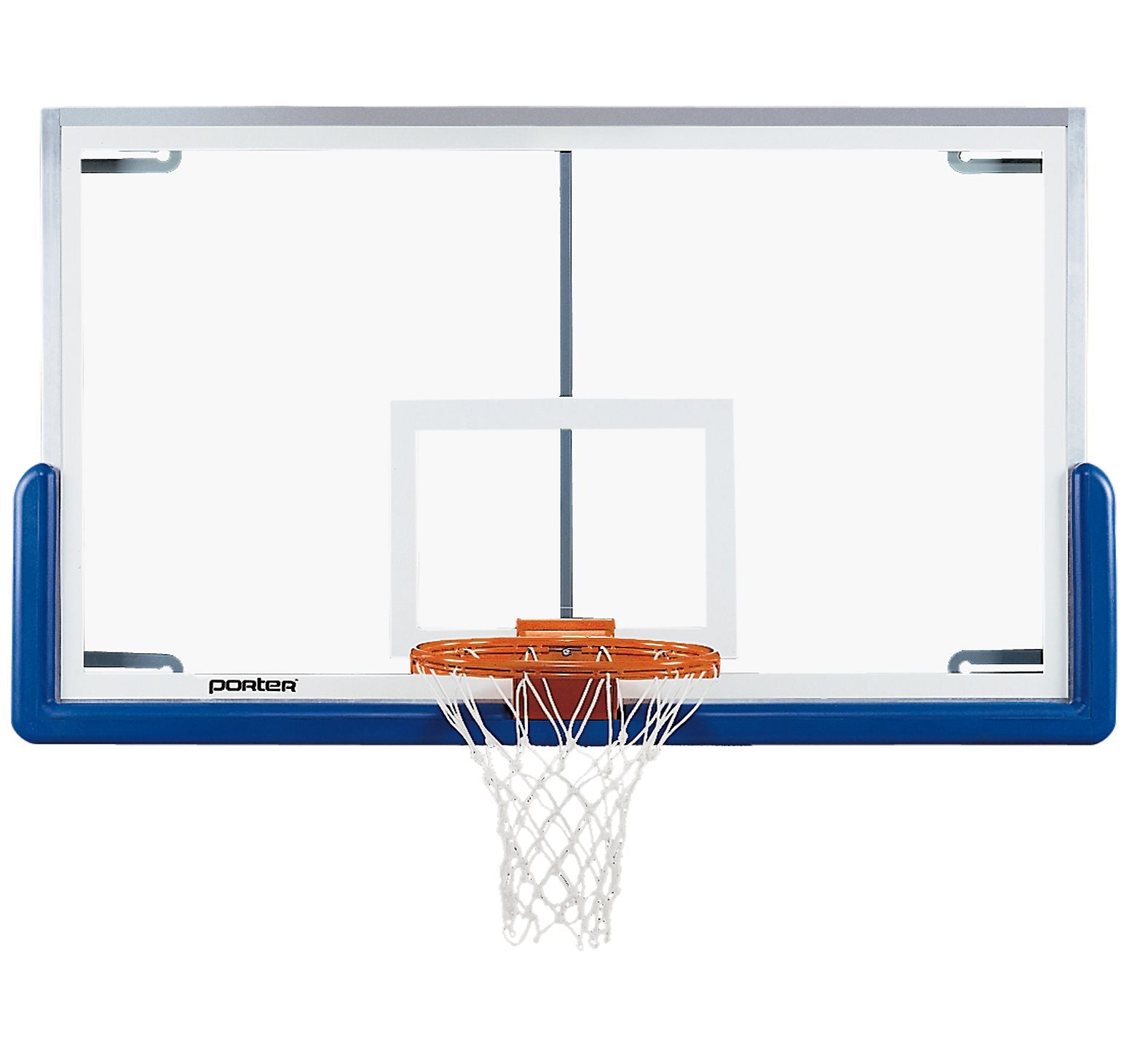 Porter Pro-Strut Glass Backboard; 72" X 42"
