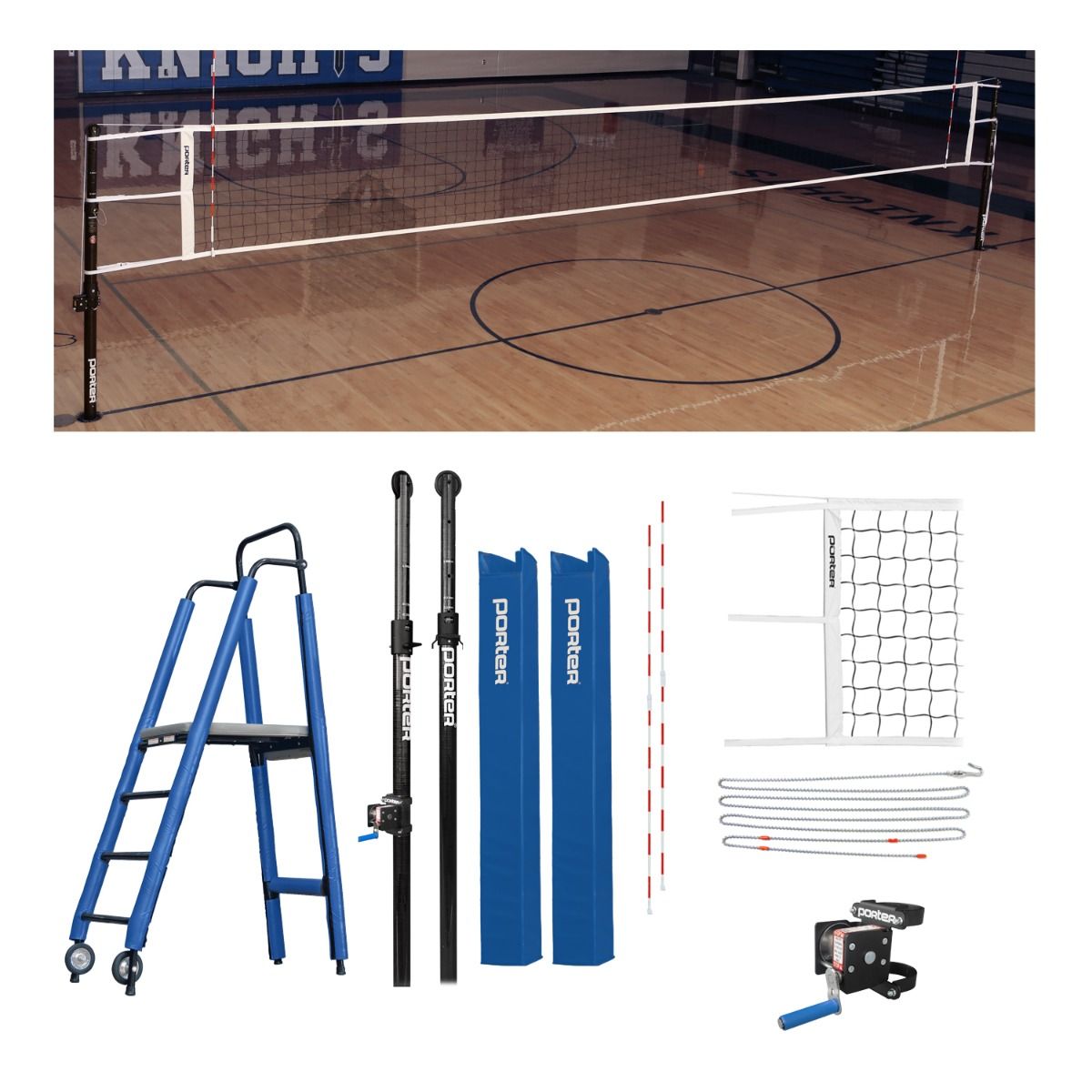 Porter Powr Carbon Ii VB Competition Plus Package; 3"; Pads