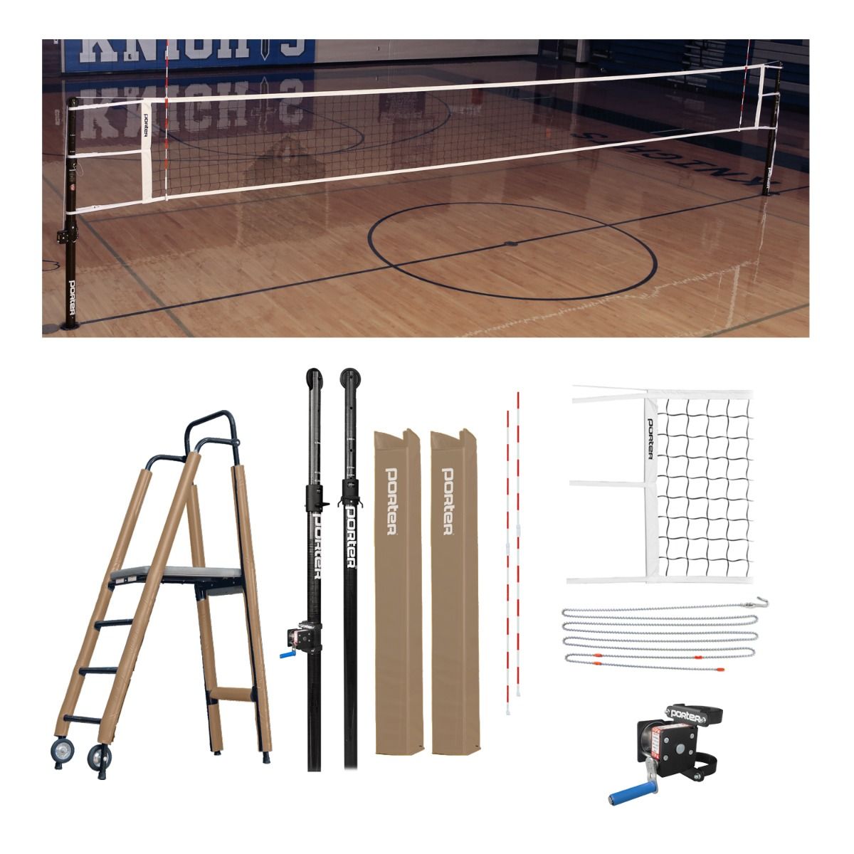 Porter Powr Carbon Ii VB Competition Plus Package; 3"; Pads
