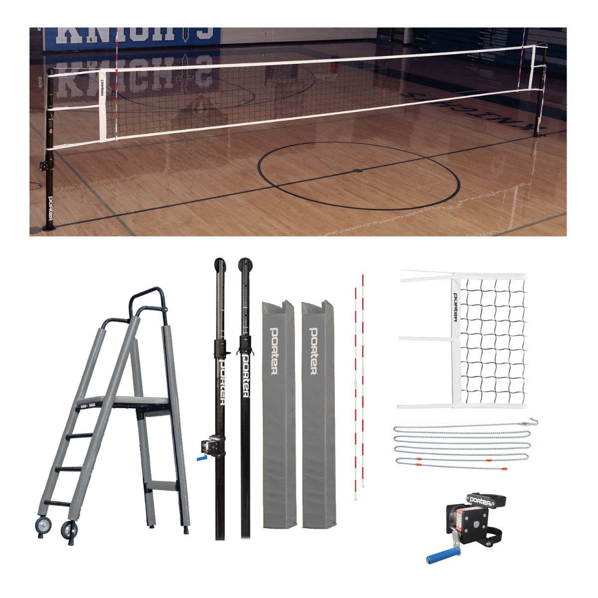 Porter Powr Carbon Ii VB Competition Plus Package; 3"; Pads