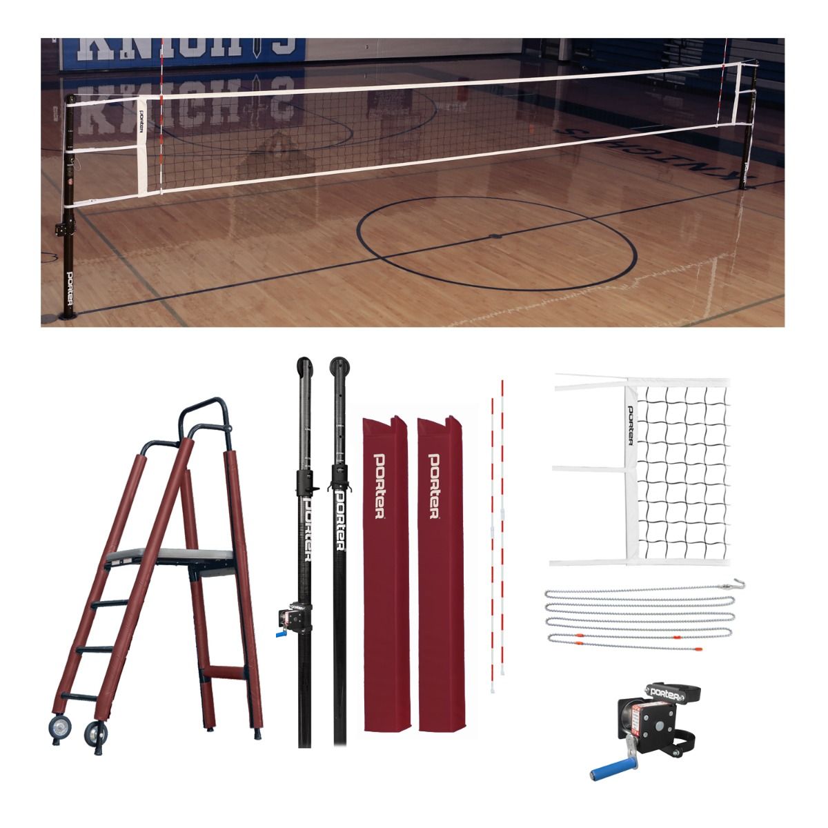 Porter Powr Carbon Ii VB Competition Plus Package; 3"; Pads