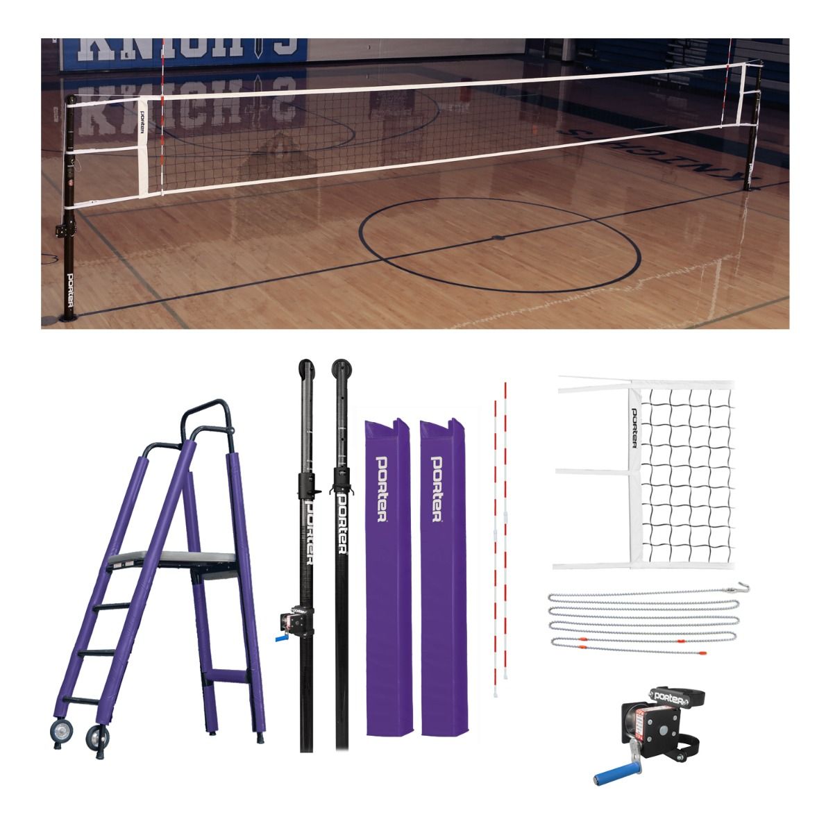 Porter Powr Carbon Ii VB Competition Plus Package; 3"; Pads