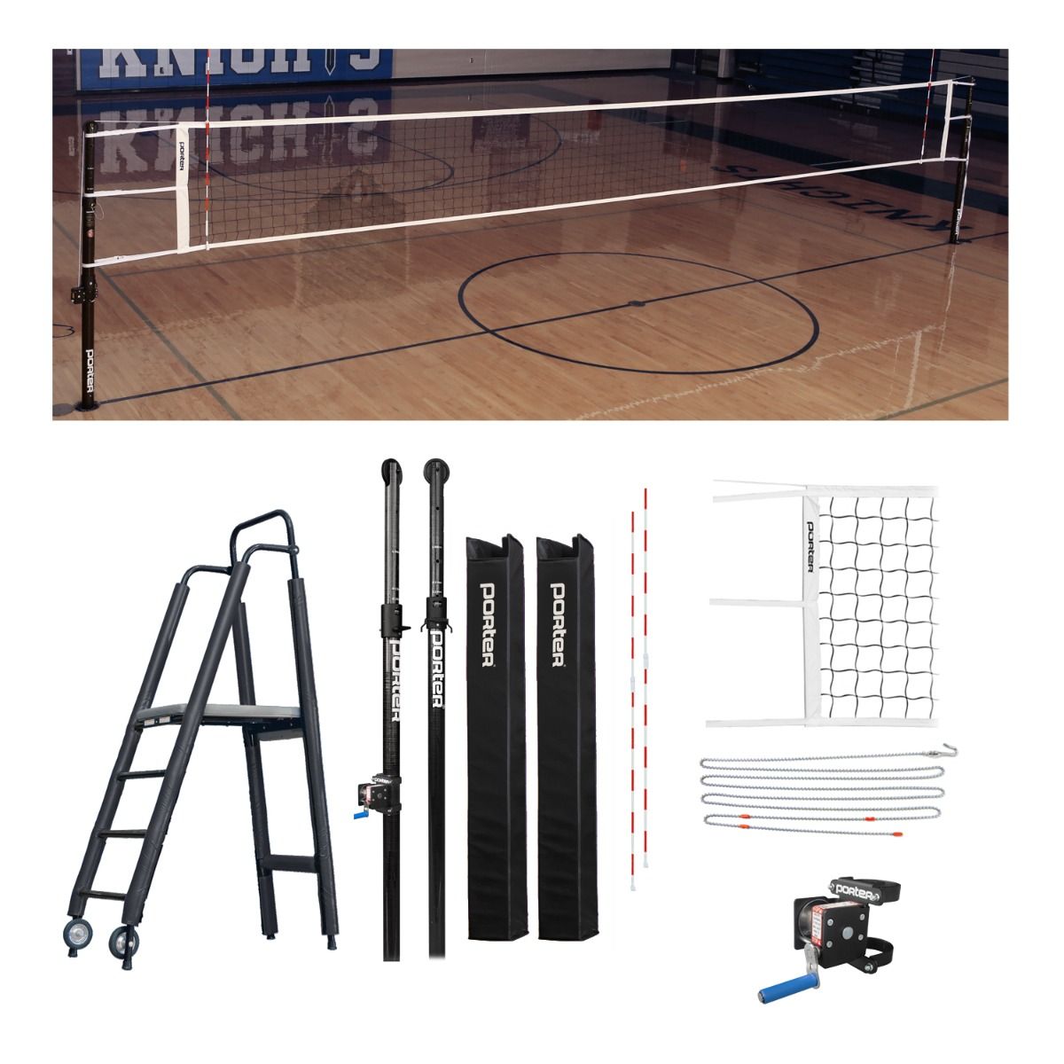Porter Powr Carbon Ii VB Competition Plus Package; 3"; Pads