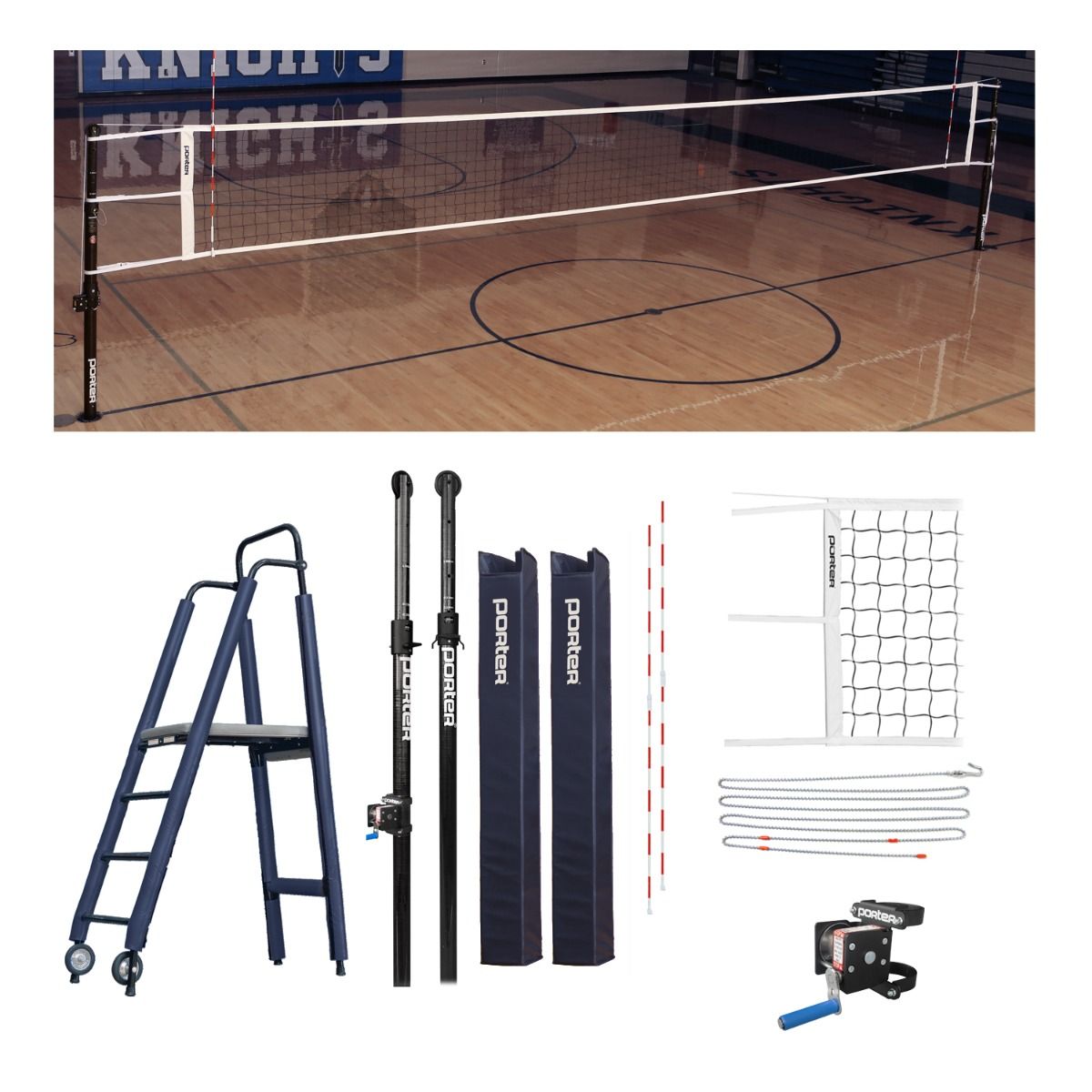 Porter Powr Carbon Ii VB Competition Plus Package; 3"; Pads