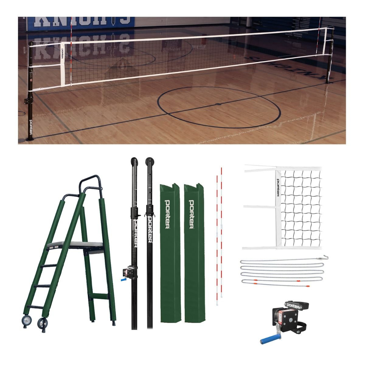 Porter Powr Carbon Ii VB Competition Plus Package; 3"; Pads