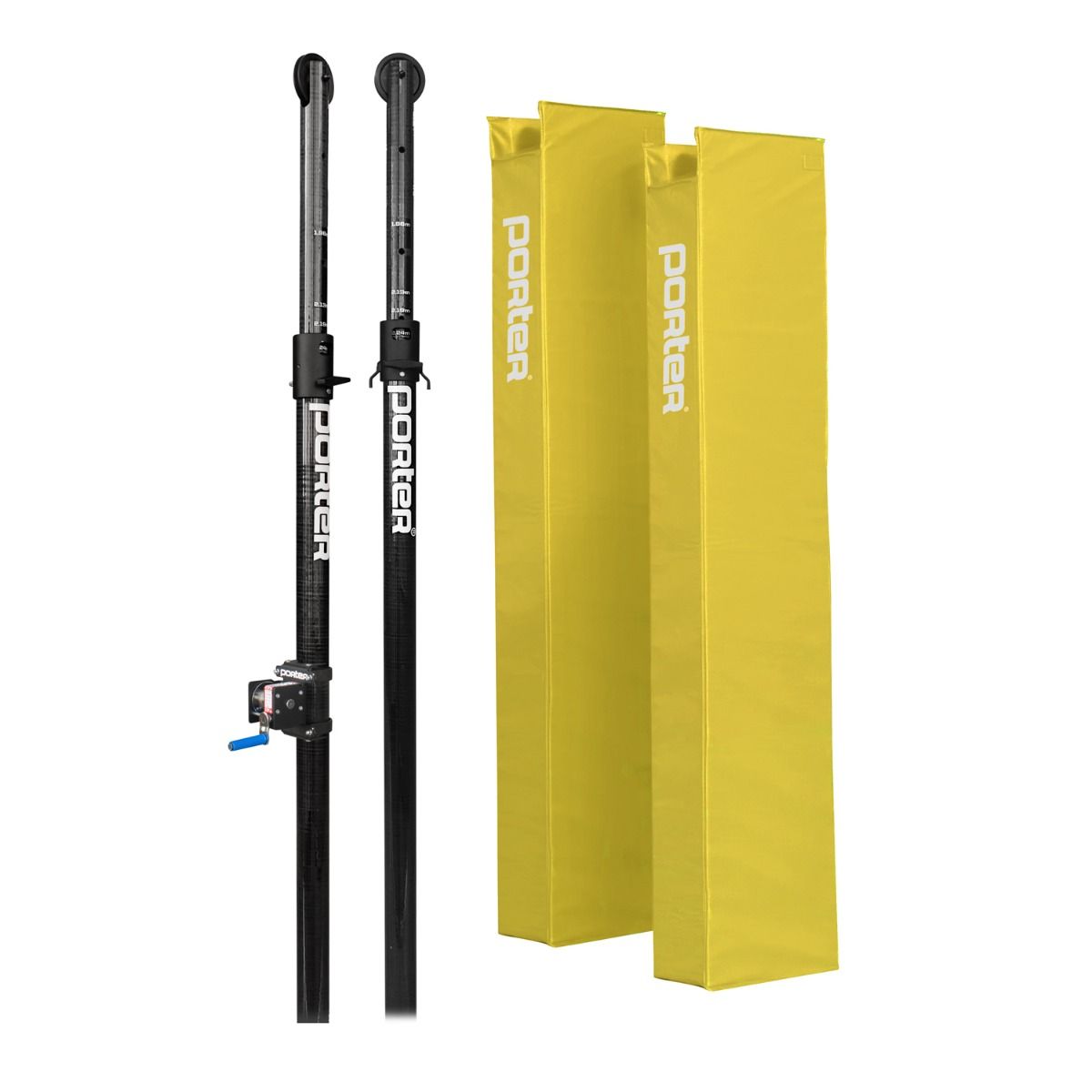 Porter Powr Carbon Ii VB End Standards; 3"; Pads