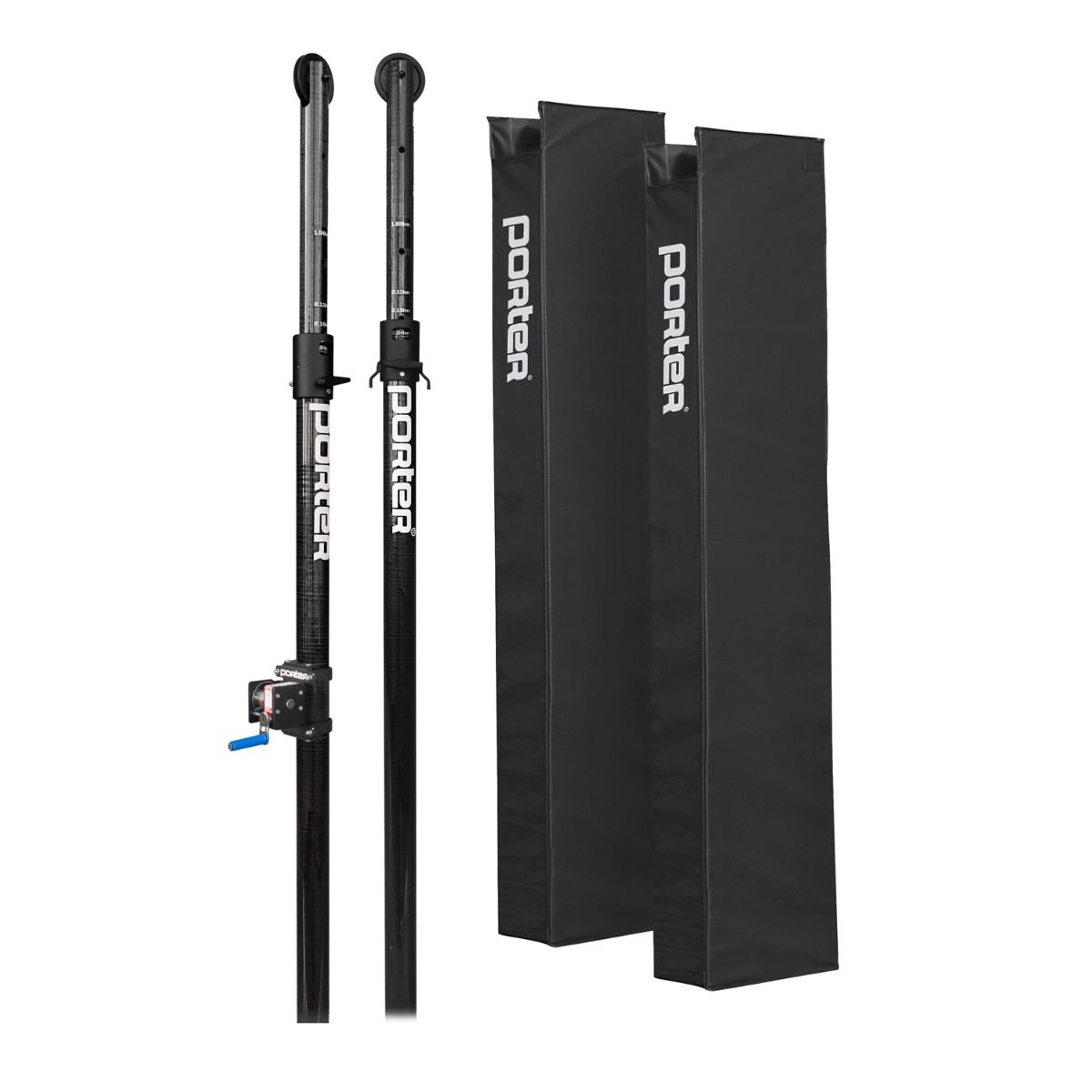 Porter Powr Carbon Ii VB End Standards; 3"; Pads