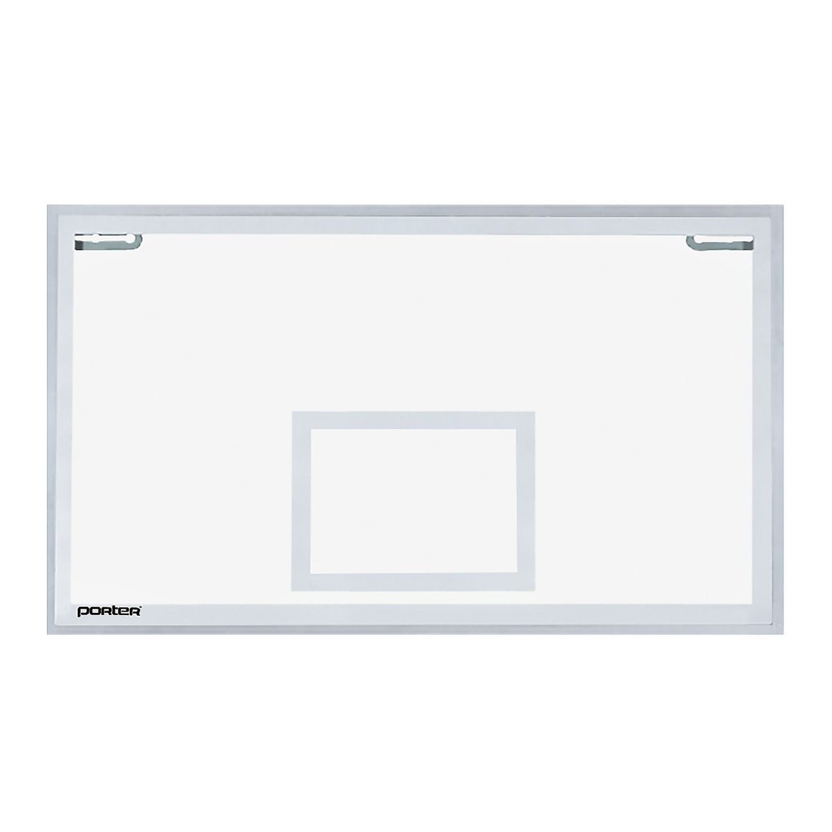 Porter Center-Strut Glass Backboard; 72" X 42"