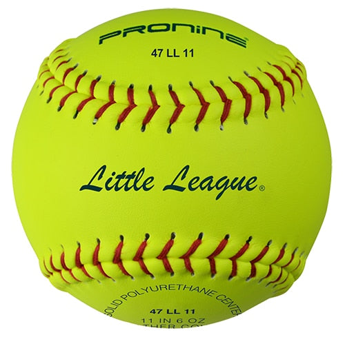 Pronine 47 LL 11 Little League 11" Leather Fastpitch Softball