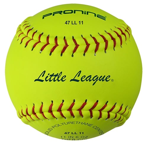 Pronine LL 12 SB Little League 12" Leather Fastpitch Softball