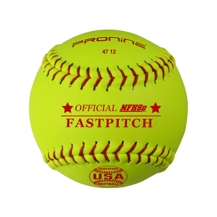 Pronine USA/NFHS Leather Softball 12"
