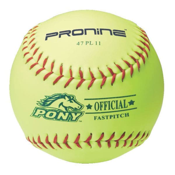 Pronine 47 PL 11 Pony 11" Leather Fastpitch Softball