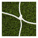 Porter Gill Soccer Nets; 6'6" X 18'6" X 6'6" X 3'; Square Braided; White