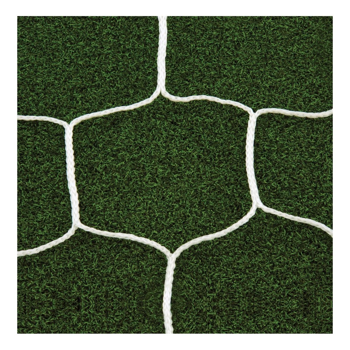 Porter Gill Soccer Nets; 8' X 24' X 6'6" Hexagonal Braided; White