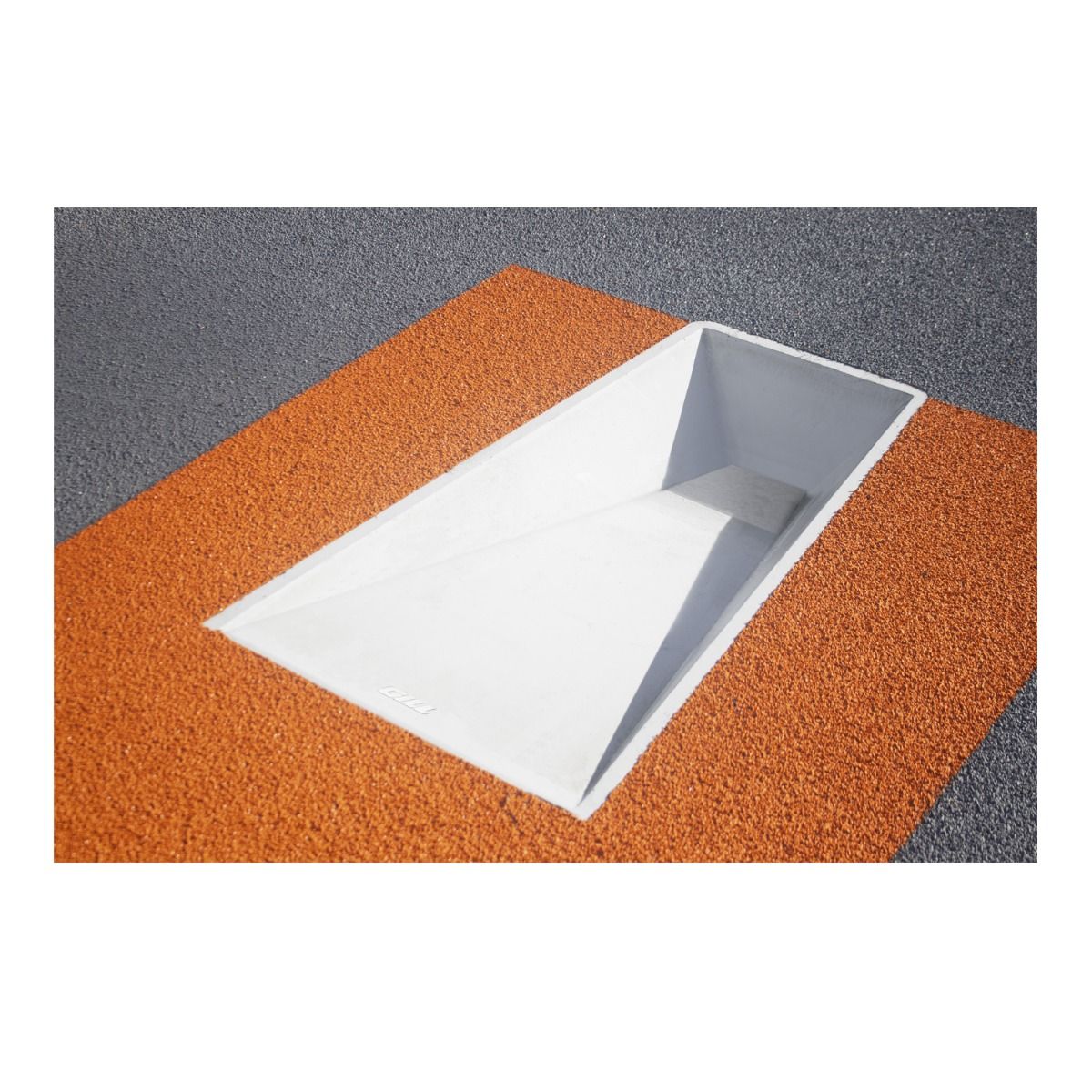 Gill Vault Box; Cast Alumnum; White