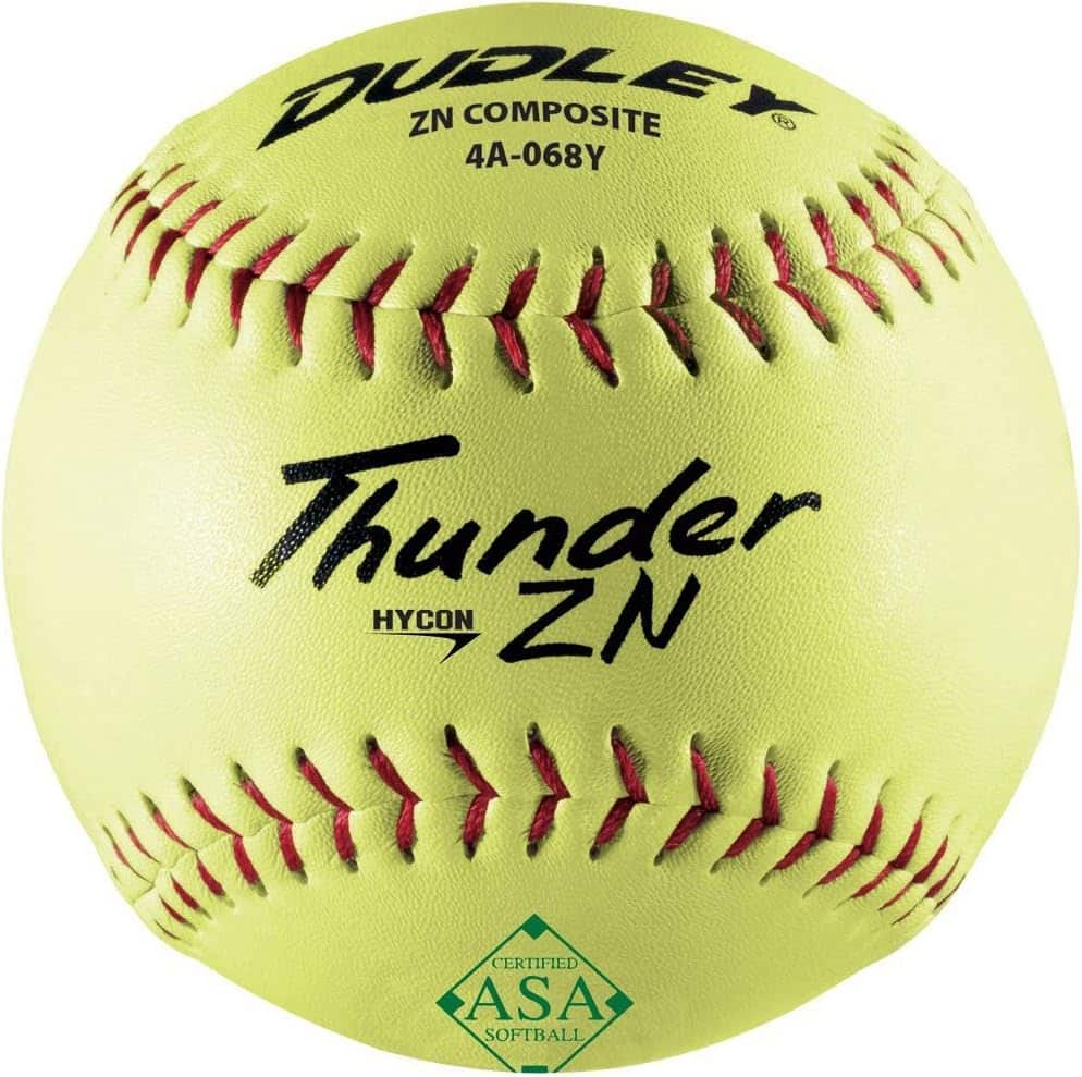 Dudley Thunder ZN USASB Hycon ZN Composite Slowpitch Softball