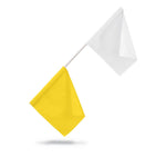 Gill Officials Flags; Red/White