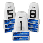 Gill Lane Markers Set; Lanes 1-8