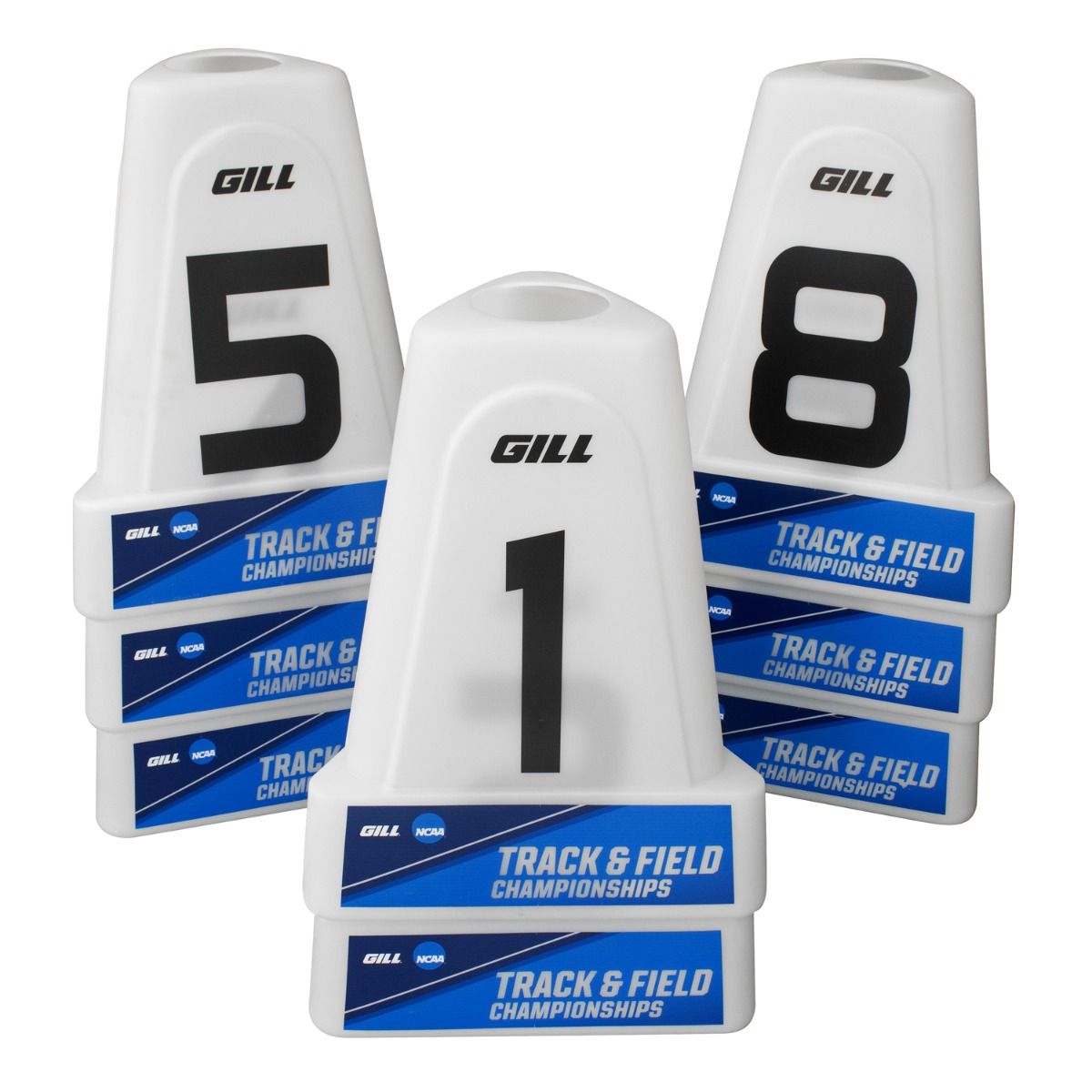Gill Lane Markers Set; Lanes 1-8