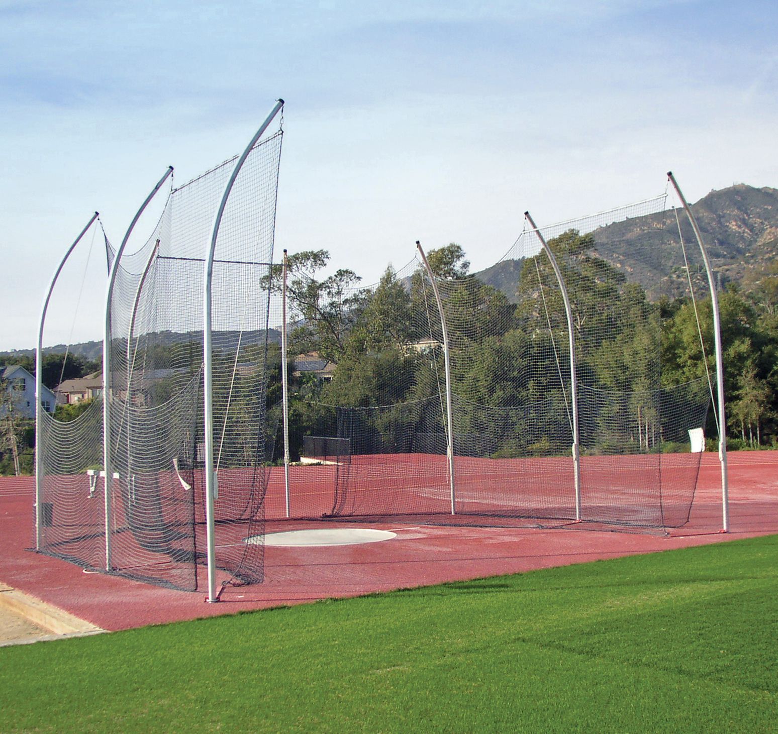 Gill Ncaa Hammer Discus Cage; Single Ring