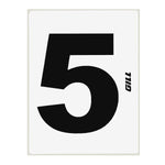 Gill Hip Numbers; #1-9; Sets Of 25