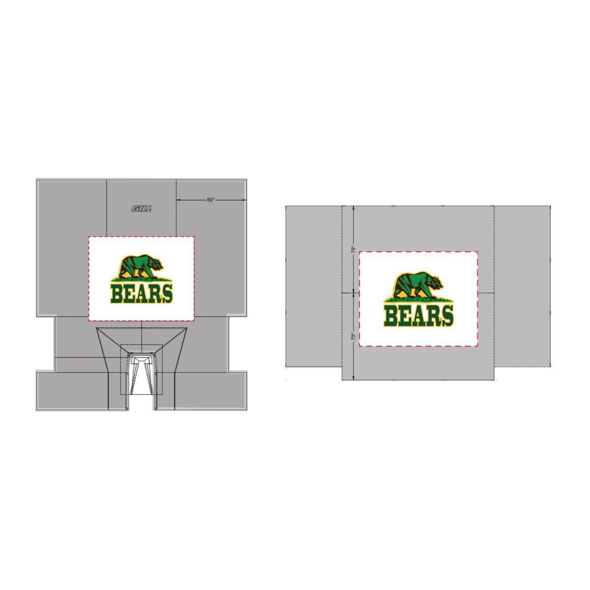 Gill Custom Graphic; 60" X 60"; Landing System Weather Cover