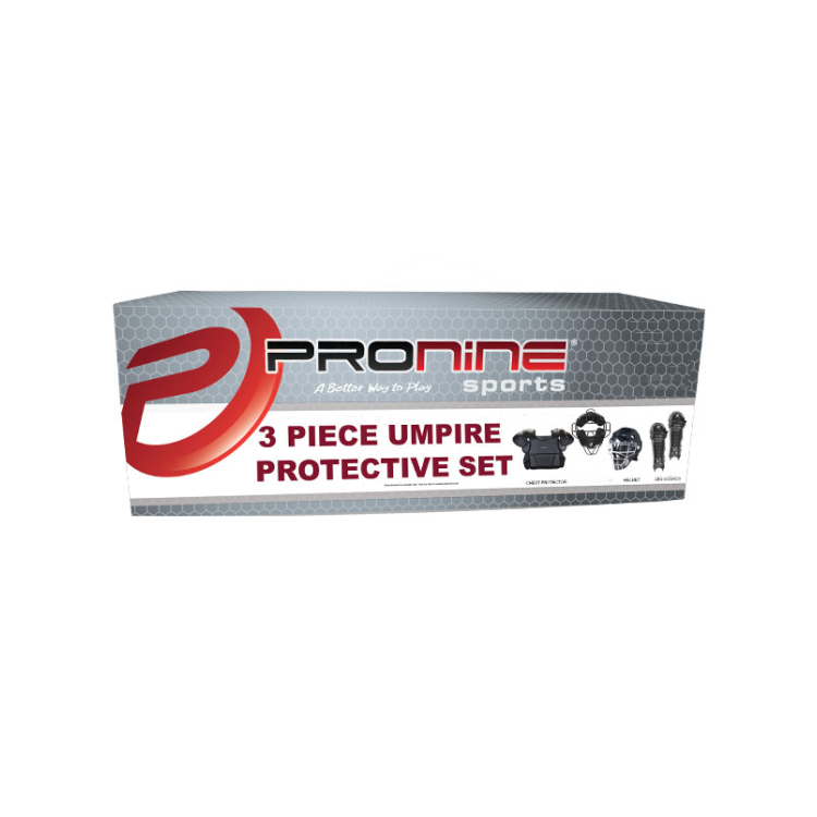 Pronine 3-Piece Umpire Protective Gear Set, Traditional Mask