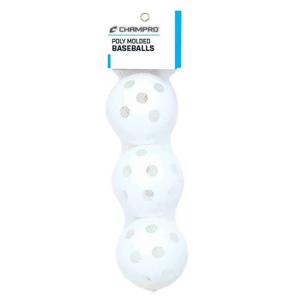 Champro Poly Baseballs - 3 Pack