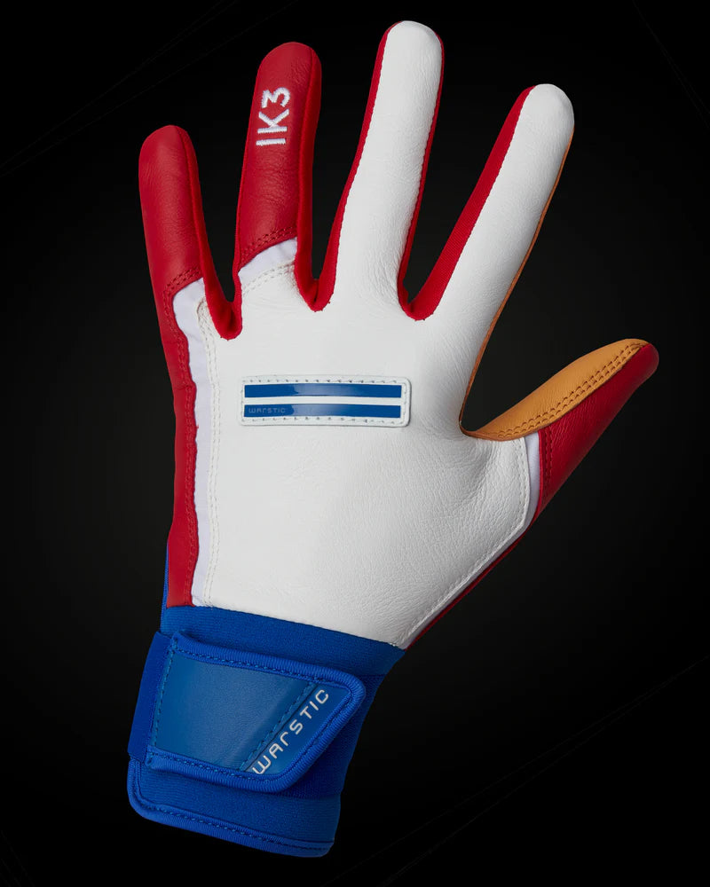 Warstic IK3 Pro CABRETTA Long Cuff Batting Gloves