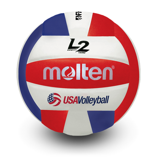 Molten L2 R/W/B Indoor Volleyball NFHS